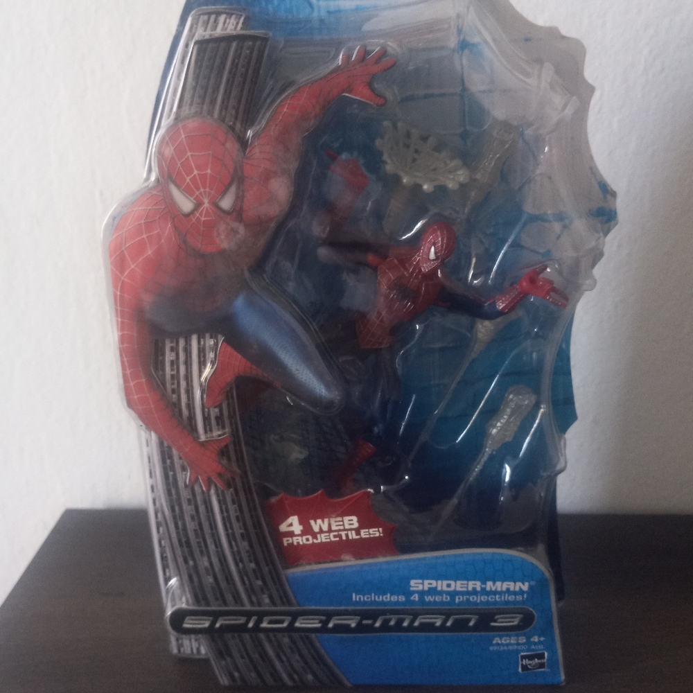 2007 Spiderman 3 Spiderman 4 Web Projectiles Action Figure